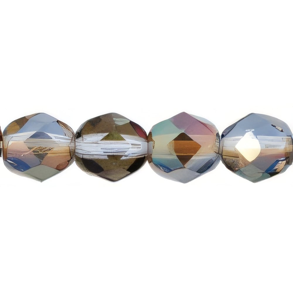 Czech Fire-Polish 6mm Lt Sapphire - Celsian (25pcs)