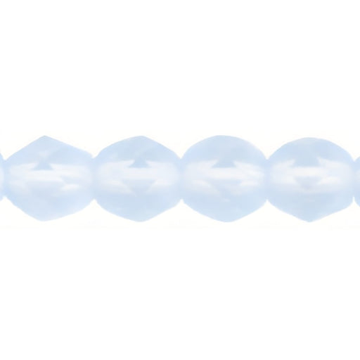 Czech Firepolish 6mm Matte - Lt Sapphire (25pcs)