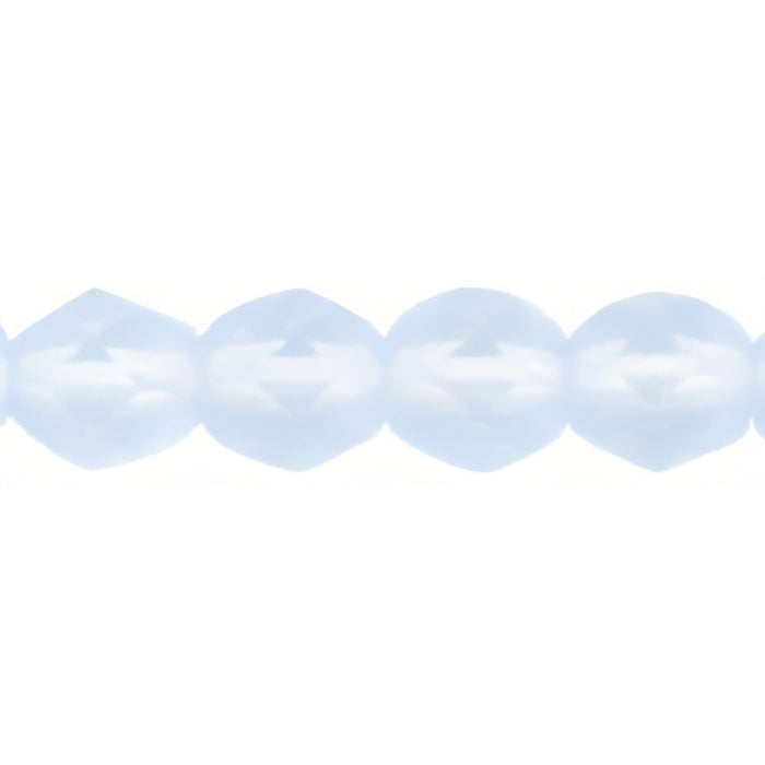 Czech Firepolish 6mm Matte - Lt Sapphire (25pcs)