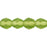 Czech Firepolish 6mm Matte - Olivine (25pcs)