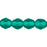 Czech Firepolish 6mm Matte - Emerald (25pcs)