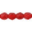 Czech Firepolish 6mm Matte - Siam Ruby (25pcs)