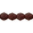 Czech Firepolish 6mm Matte - Ruby (25pcs)