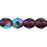 Czech Firepolish 6mm Dk Amethyst AB (25pcs)