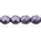 Czech Fire-Polish 8mm ColorTrends: Saturated Metallic Ballet Slipper (25pcs)