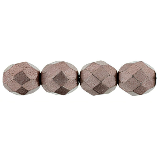 Czech Fire-Polish 8mm ColorTrends: Saturated Metallic Butterum (25pcs)