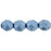 Czech Fire-Polish 8mm ColorTrends: Saturated Metallic Neutral Gray (25pcs)