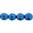 Czech Fire-Polish 8mm ColorTrends: Saturated Metallic Marina (25pcs)