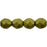 Czech Fire-Polish 8mm ColorTrends: Saturated Metallic Meadowlark (25pcs)