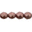 Czech Fire-Polish 8mm ColorTrends: Saturated Metallic Blooming Dahlia (25pcs)