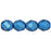 Czech Fire-Polish 8mm ColorTrends: Saturated Metallic Nebulas Blue (25pcs)