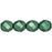 Czech Fire-Polish 8mm ColorTrends: Saturated Metallic Martini Olive (25pcs)