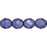 Czech Fire-Polish 8mm ColorTrends: Saturated Metallic Ultra Violet (25pcs)