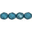 Czech Fire-Polish 8mm ColorTrends: Saturated Metallic Quetzal Green (25pcs)