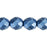 Czech Fire-Polish 8mm ColorTrends: Saturated Metallic Bluestone (25pcs)