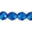 Czech Fire-Polish 8mm ColorTrends: Saturated Metallic Galaxy Blue (25pcs)