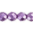 Czech Fire-Polish 8mm ColorTrends: Saturated Metallic Grapeade (25pcs)