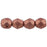 Czech Firepolish 8mm ColorTrends: Sueded Gold Lantana (25pcs)