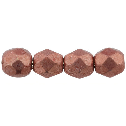 Czech Firepolish 8mm ColorTrends: Sueded Gold Lantana (25pcs)