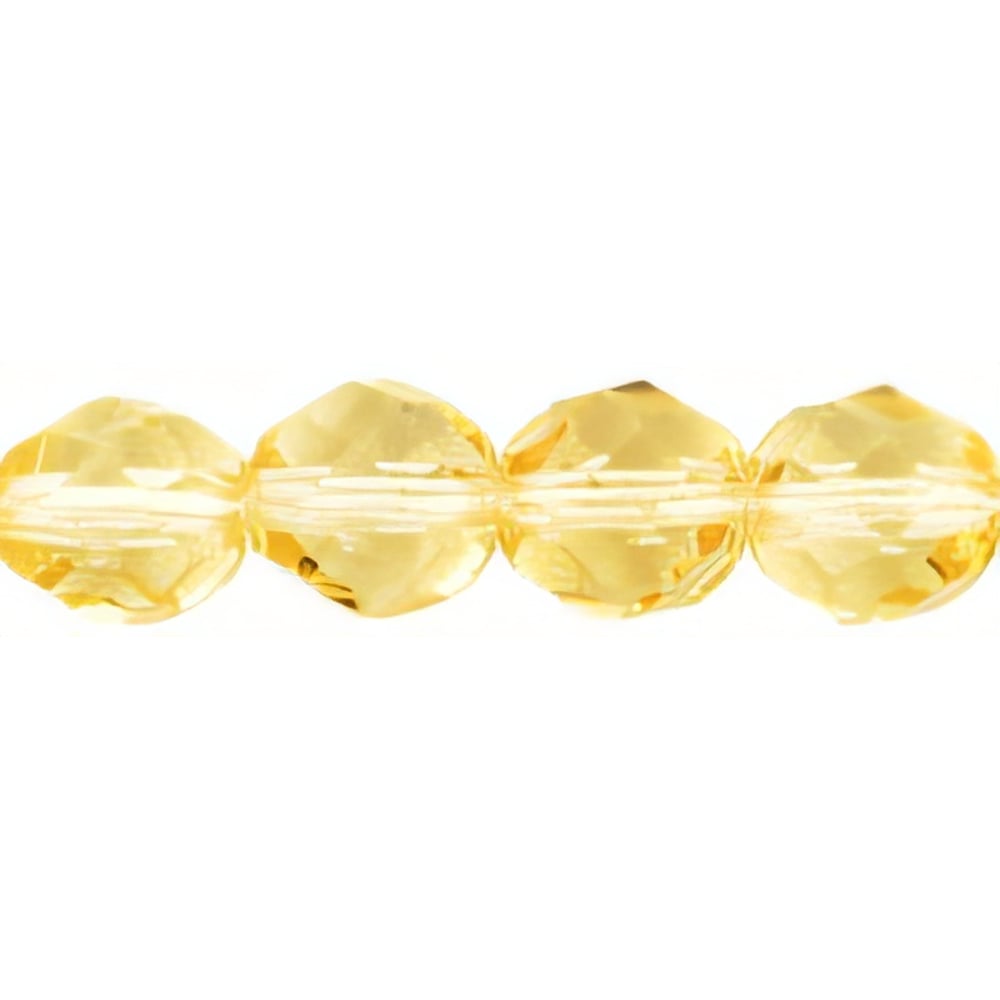 Czech Fire-Polish 8mm Lt Topaz (25pcs)