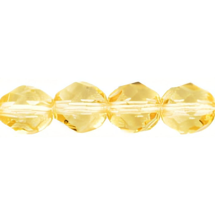 Czech Fire-Polish 8mm Lt Topaz (25pcs)