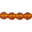 Czech Fire-Polish 8mm Dk Topaz (25pcs)
