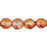 Czech Fire-Polish 8mm Luster - Transparent Topaz/Pink (25pcs)