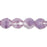 Czech Fire-Polish 8mm Amethyst/Crystal (25pcs)