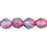 Czech Fire-Polish 8mm Dual Coated - Tanzanite/Fuchsia (25pcs)