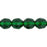 Czech Fire-Polish 8mm Green Emerald (25pcs)