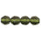 Czech Fire-Polish 8mm Dk Olive (25pcs)