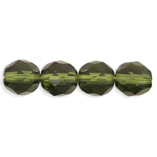 Czech Fire-Polish 8mm Dk Olive (25pcs)