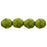 Czech Fire-Polish 8mm Opaque Olive (25pcs)