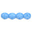 Czech Fire-Polish 8mm Sky Blue Coral (25pcs)
