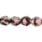 Czech Fire-Polish 8mm Rosaline Tortoise (25pcs)