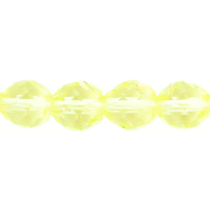 Czech Fire-Polish 8mm Jonquil (25pcs)