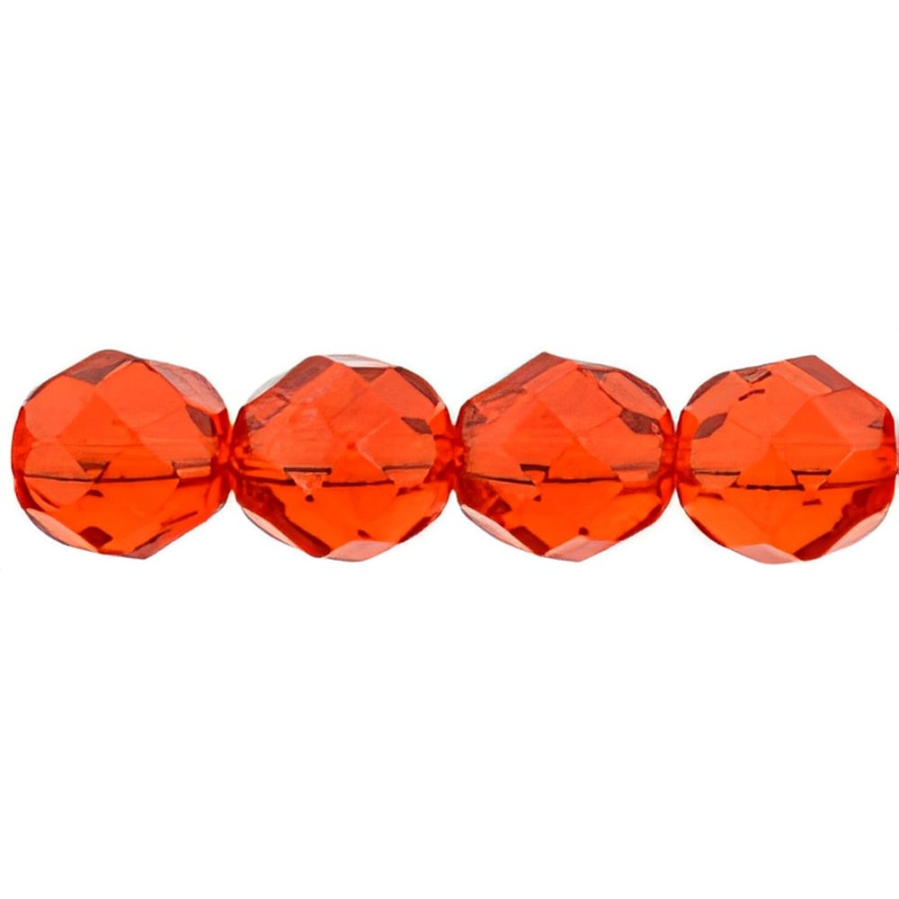 Czech Fire-Polish 8mm Hyacinth (25pcs)