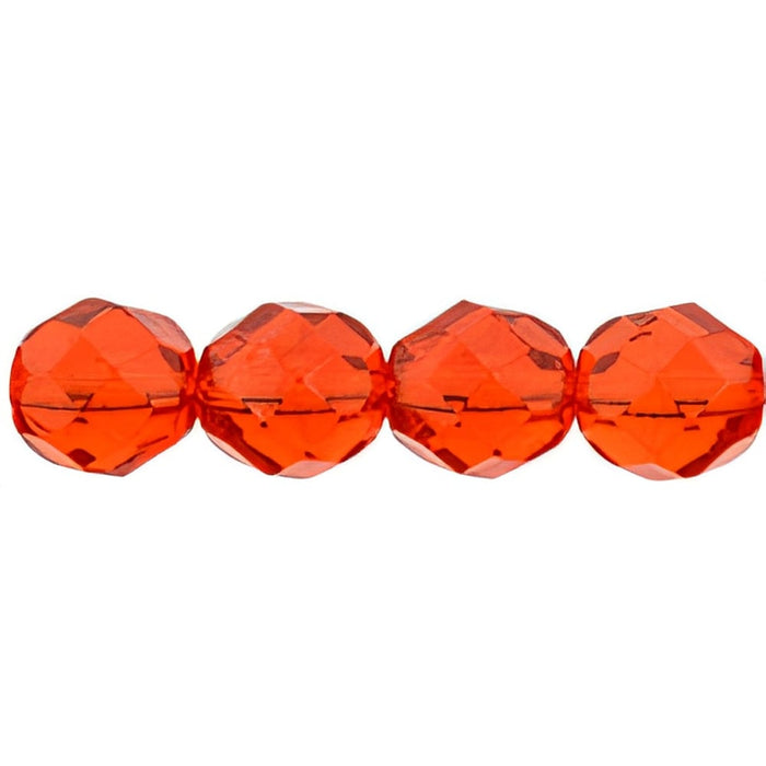 Czech Fire-Polish 8mm Hyacinth (25pcs)