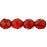 Czech Fire-Polish 8mm Ruby (25pcs)