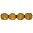 Czech Fire-Polish 8mm Matte - Metallic Goldenrod (25pcs)