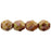 Czech Fire-Polish 8mm Luster - Opaque Rose/Gold Topaz (25pcs)