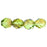 Czech Fire-Polish 8mm Chrysolite - Celsian (25pcs)