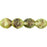Czech Crackle Firepolish 8mm Olivine/Amethyst (25pcs)