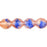 Czech Crackle Firepolish 8mm Lt Pink/Blue (25pcs)