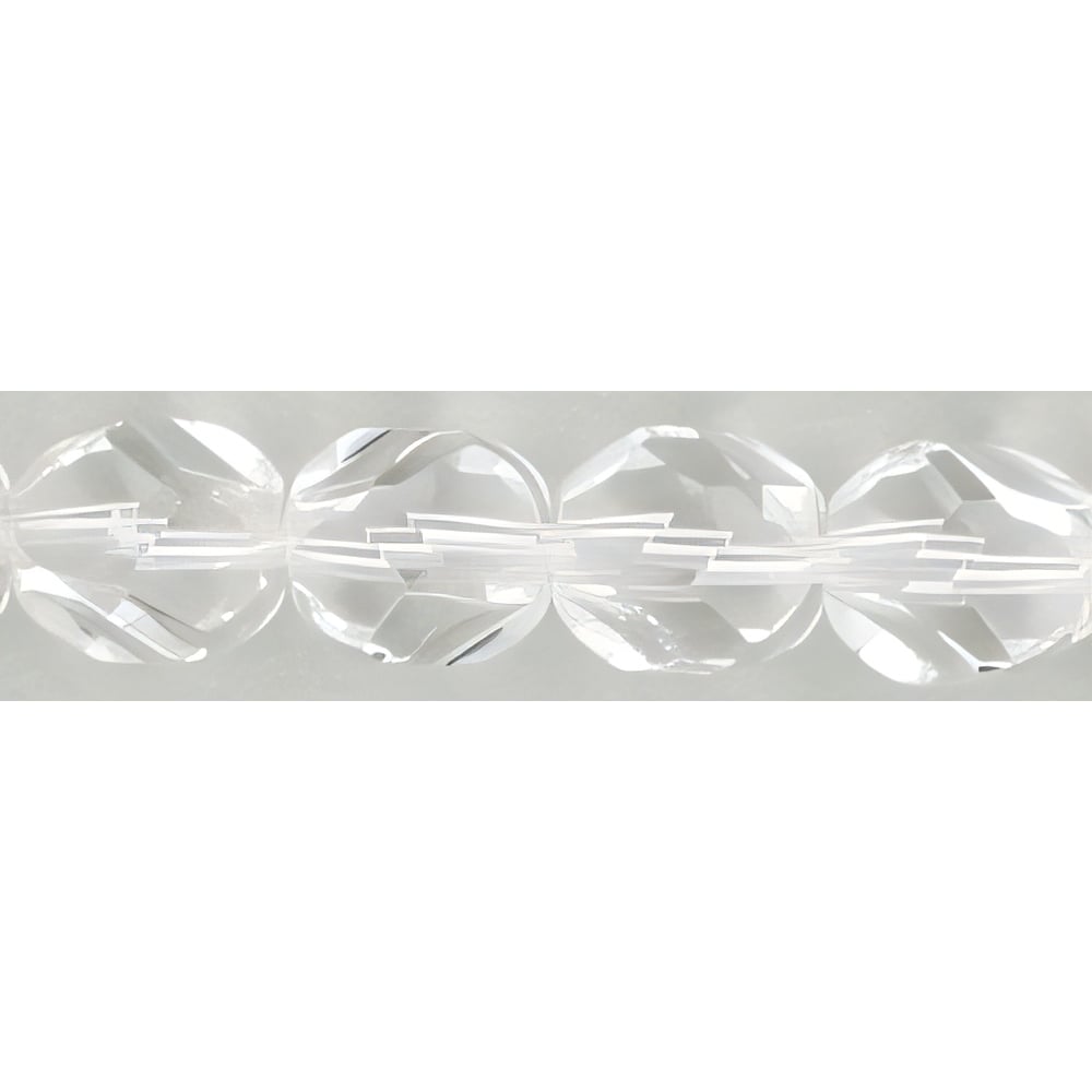 Czech Nugget Firepolish 8mm Crystal (25pcs)