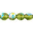Czech Firepolish 8mm Olivine AB (25pcs)