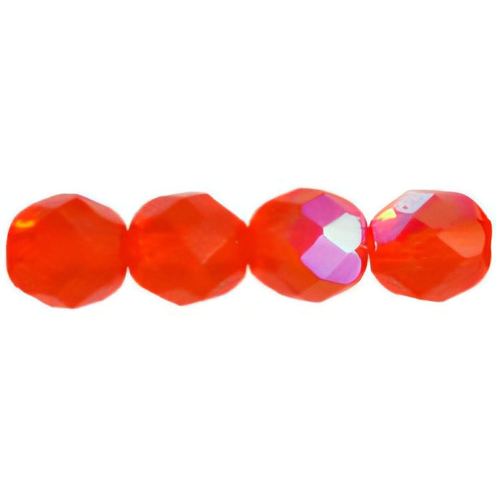 Czech Firepolish 8mm Hyacinth AB (25pcs)