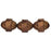 Czech Antique Style Faceted 12 x 9mm Oval Matte - Dk Bronze (25pcs)