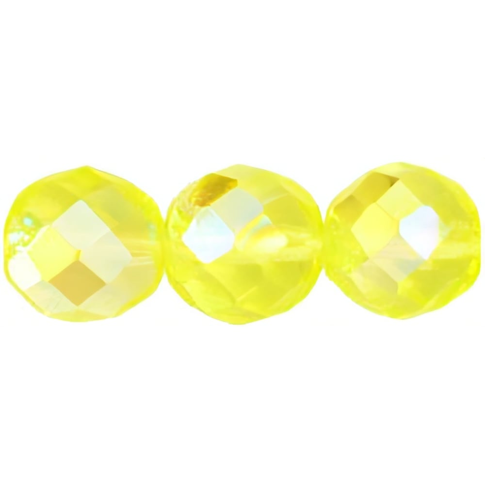 Czech Firepolish 12mm Jonquil AB (25pcs)