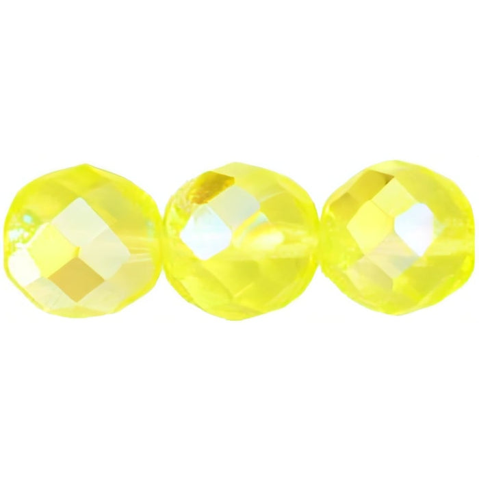 Czech Firepolish 12mm Jonquil AB (25pcs)